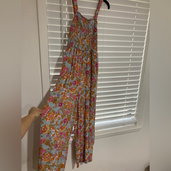 Pants - Floral Jumpsuit